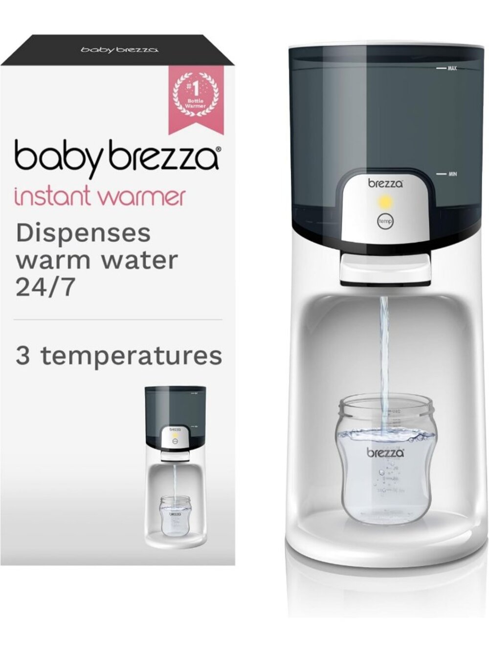 Instant Baby Bottle Maker - 3 Temperature Settings, Quick & Easy Formula Prep